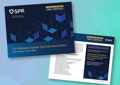 Co-Managed Splunk Services Booklet